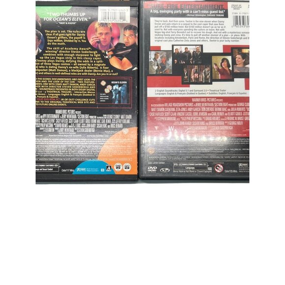 Ocean's Eleven & Ocean's Twelve DVD Set Widescreen Edition - Picture 4 of 4